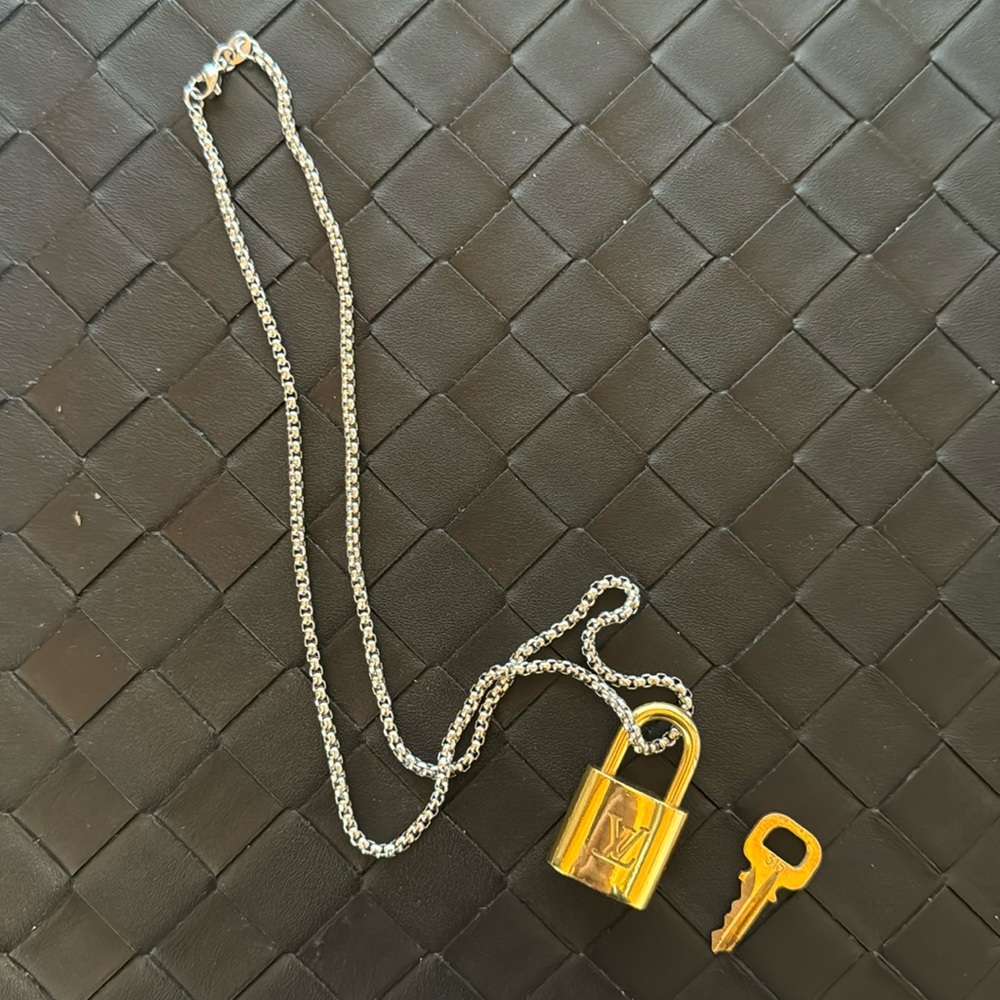Louis Vuitton LV Lock & Key Necklace
